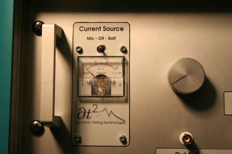 Referenz-Messmikrophon eines Vibroakustik-Pr�fstandes