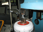 �ber Laser weggeregelter Shakertest